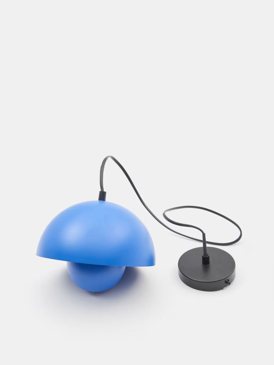 Retro Tischlampe in Orange – USB-Betrieb – Ø20 cm – Vintage Design – LED-Beleuchtung für Wohnzimmer und Schlafzimmer