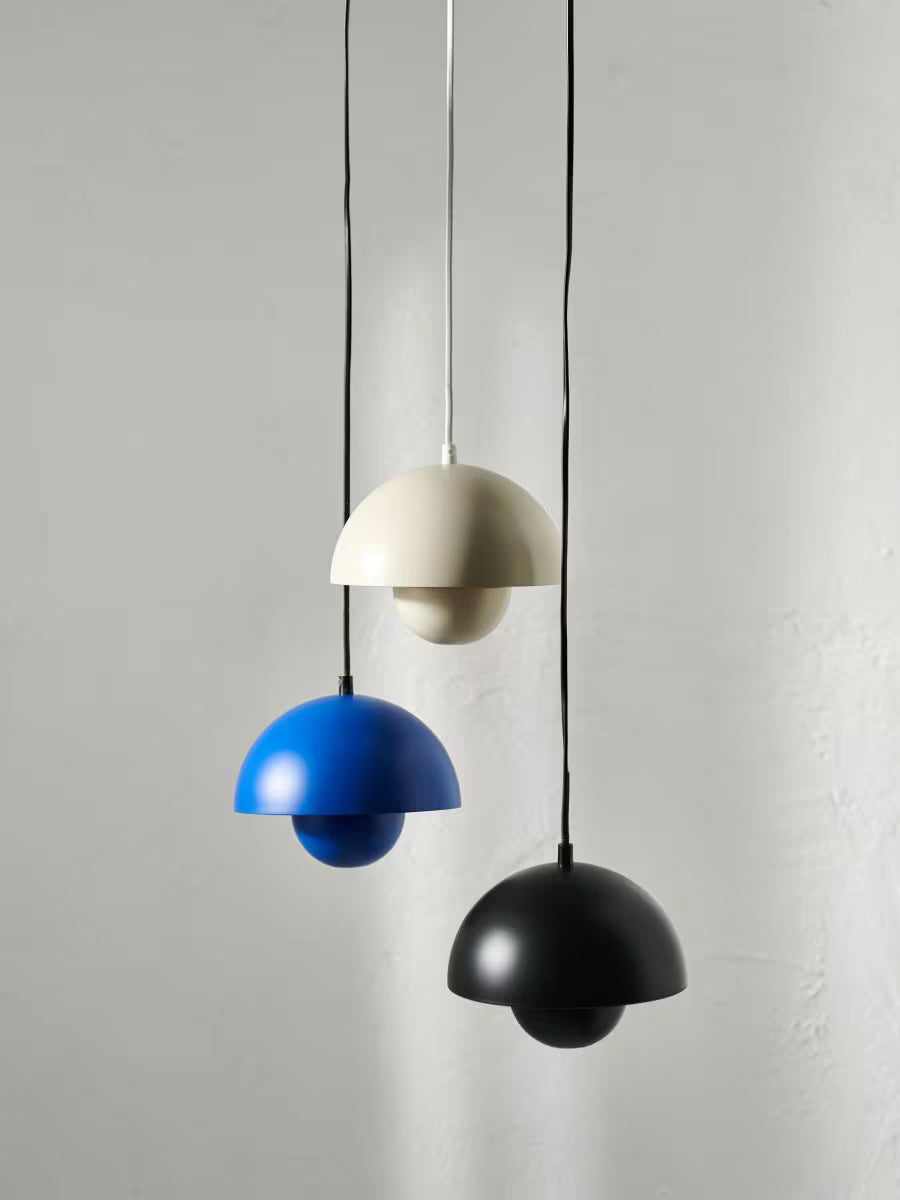Retro Tischlampe in Orange – USB-Betrieb – Ø20 cm – Vintage Design – LED-Beleuchtung für Wohnzimmer und Schlafzimmer