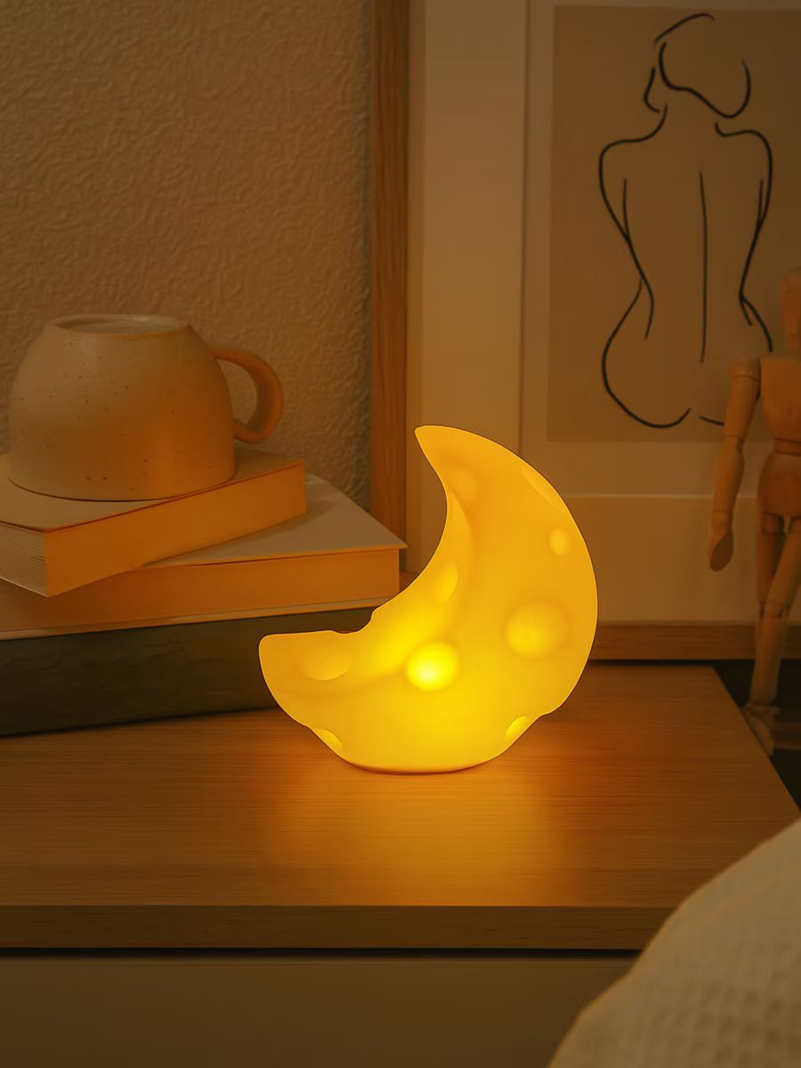 Moderne LED Tischleuchte Gelb – Warmweißes Licht für Kinderzimmer & Schlafzimmer