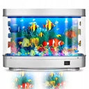 Nachtlampe Kinder Aquarium LED – Künstliches Aquarium mit farbigem Licht & schwimmenden Fischen Produktbeschreibung