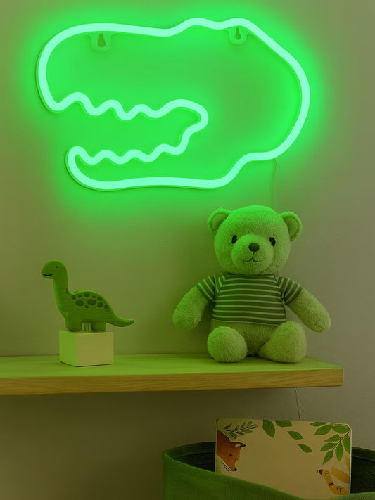 Neon LED Leuchte Grün – USB-Wandlampe fürs Schlafzimmer & Jugendzimmer