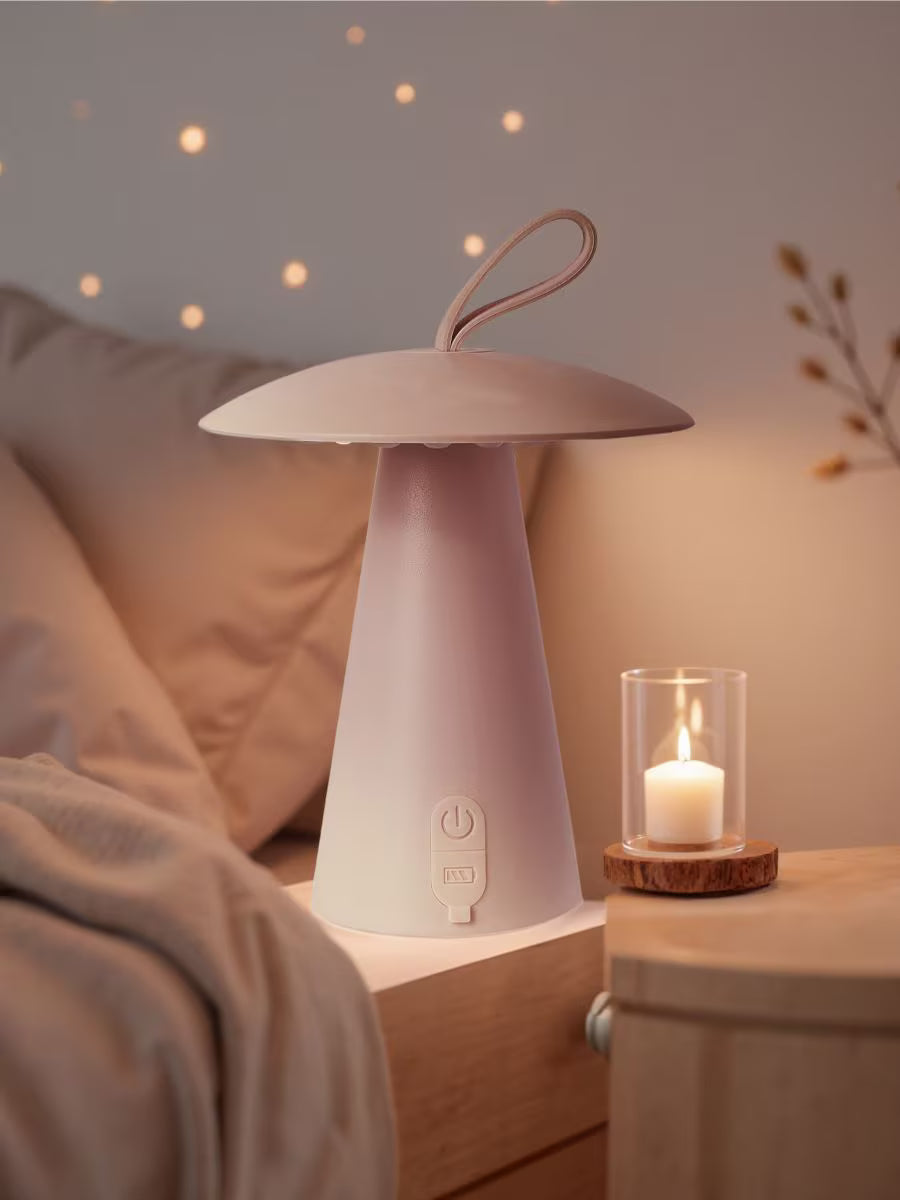 Moderne LED-Leuchte Weiß mit warmweißem Licht – USB betrieben, ideal für Kinderzimmer & Wohnzimmer