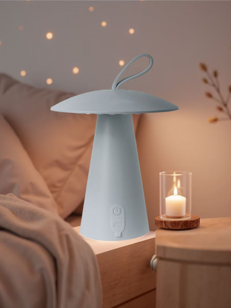 Moderne LED-Leuchte Weiß mit warmweißem Licht – USB betrieben, ideal für Kinderzimmer & Wohnzimmer