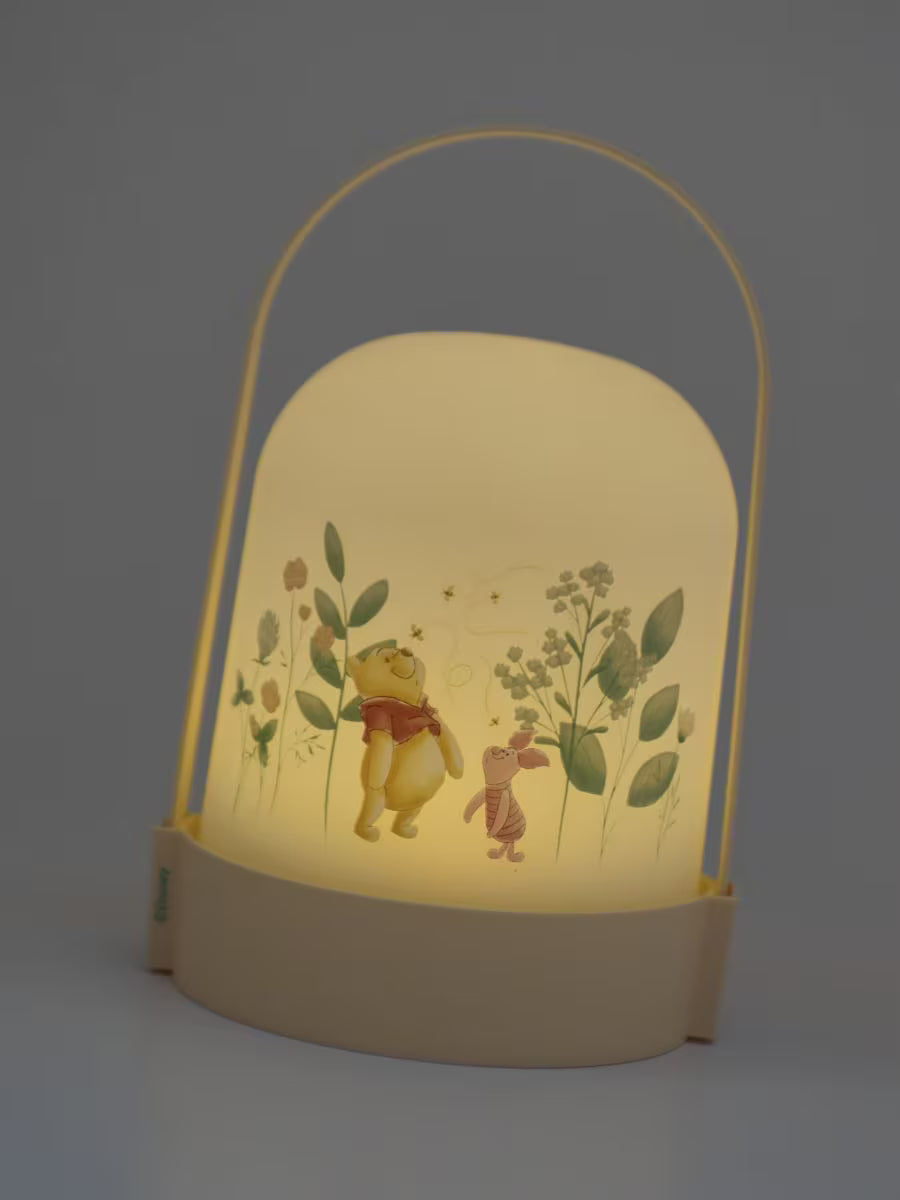 Disney Winnie Puuh LED Lampe – Kinderlampe mit Griff, warmweißes Licht, batteriebetrieben