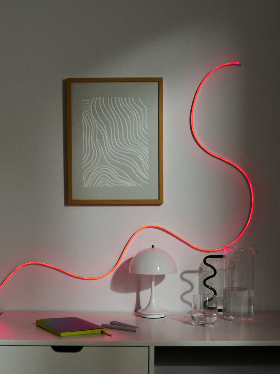 RGB LED Streifen mit Fernbedienung – 2 m USB-C Leuchte für Schlafzimmer & Wohnzimmer