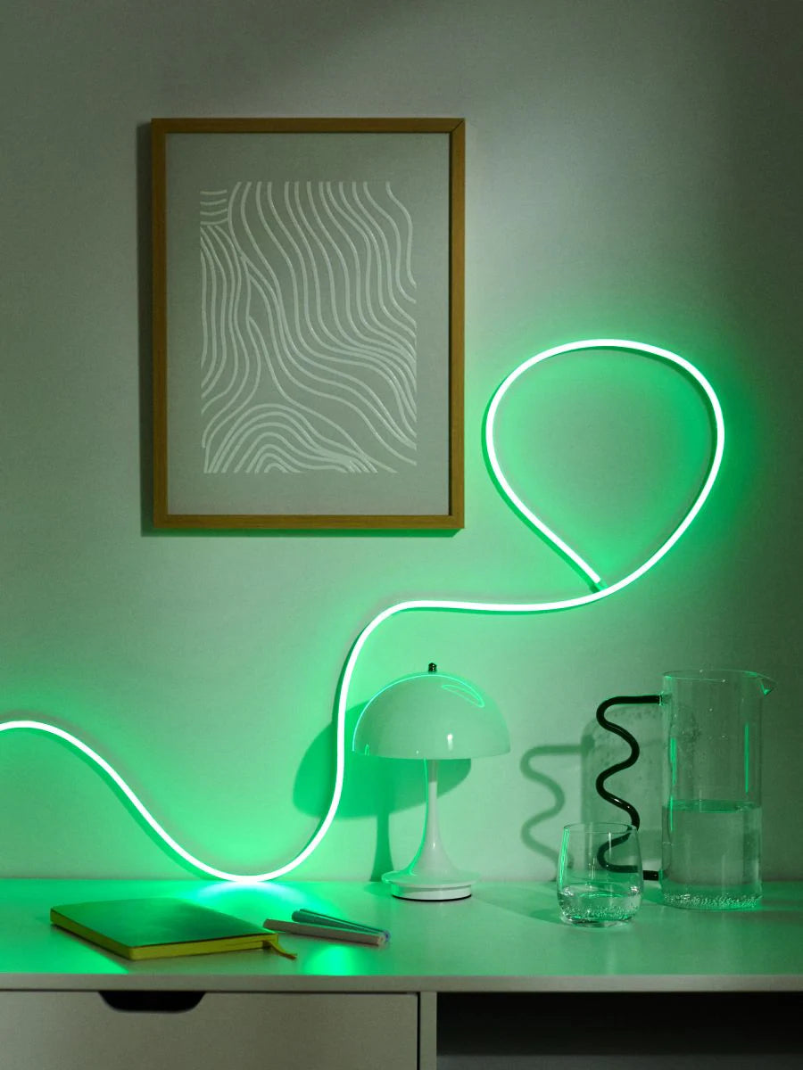 RGB LED Streifen mit Fernbedienung – 2 m USB-C Leuchte für Schlafzimmer & Wohnzimmer