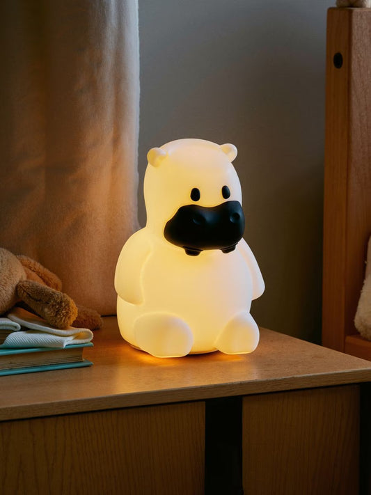 LED-Kinderleuchte mit Tiermotiv, warmweiß und RGB, USB betrieben