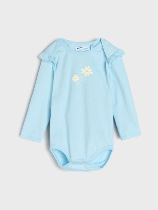 2er-Pack Baby-Bodys im Pastell-Look – 100 % Baumwolle, Kurzarm, Druckknöpfe