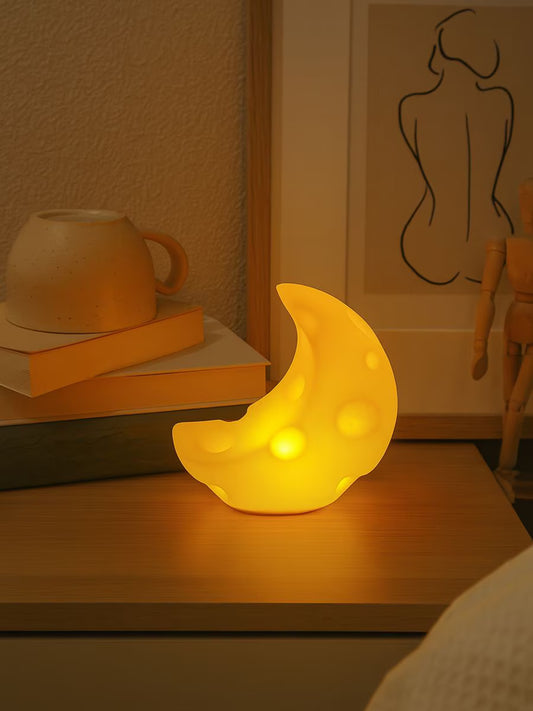 Moderne LED Tischleuchte Gelb – Warmweißes Licht für Kinderzimmer & Schlafzimmer