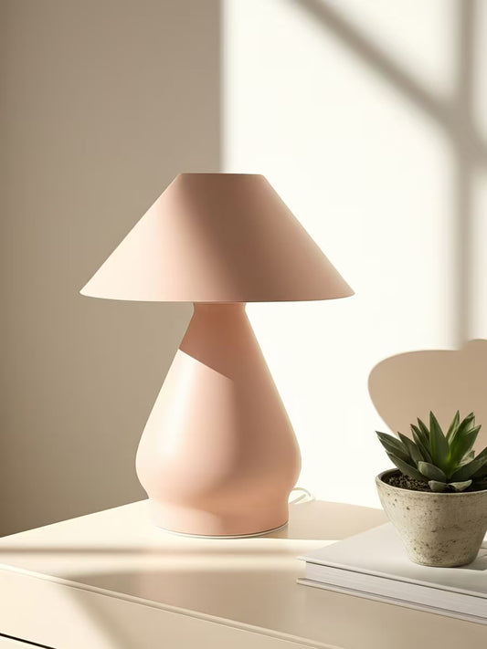 Moderne LED-Tischlampe in Rot – Dimmbare batteriebetriebene Leuchte für Wohnzimmer & Jugendzimmer