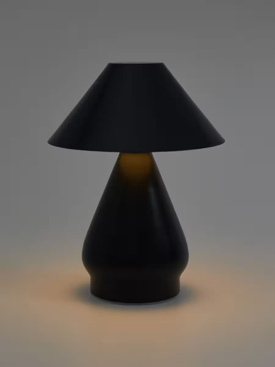 Moderne LED-Tischlampe in Rot – Dimmbare batteriebetriebene Leuchte für Wohnzimmer & Jugendzimmer