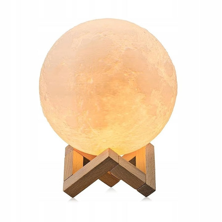 3D Mondlampe LED Nachtlicht mit Fernbedienung & Touch – XXL Moonlight Lampe 19 cm – Deko & Geschenk