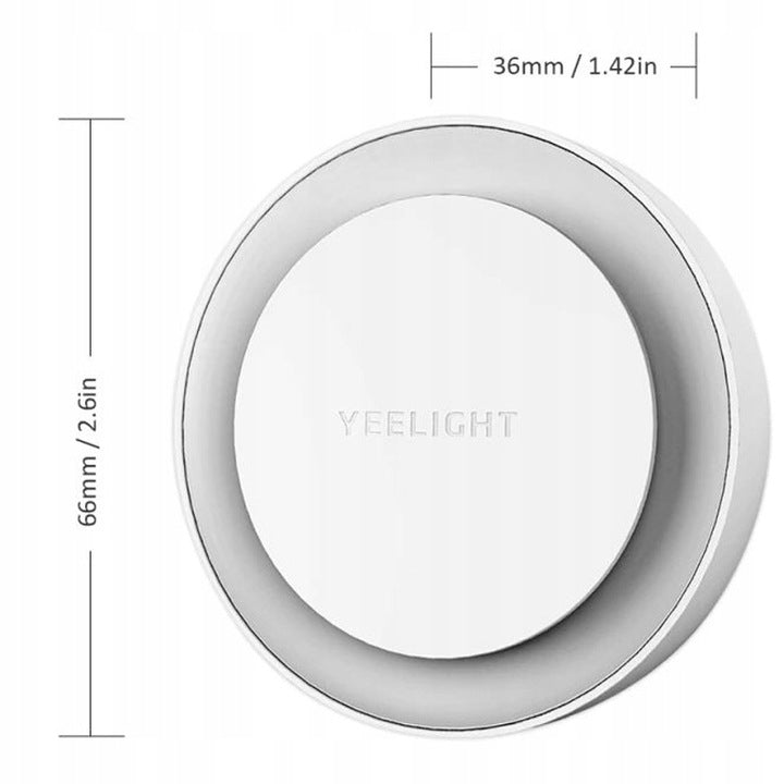Yeelight Nachtlampe mit Dämmerungssensor – Steckdosen-Lampe 2700K, 0,5W, LED
