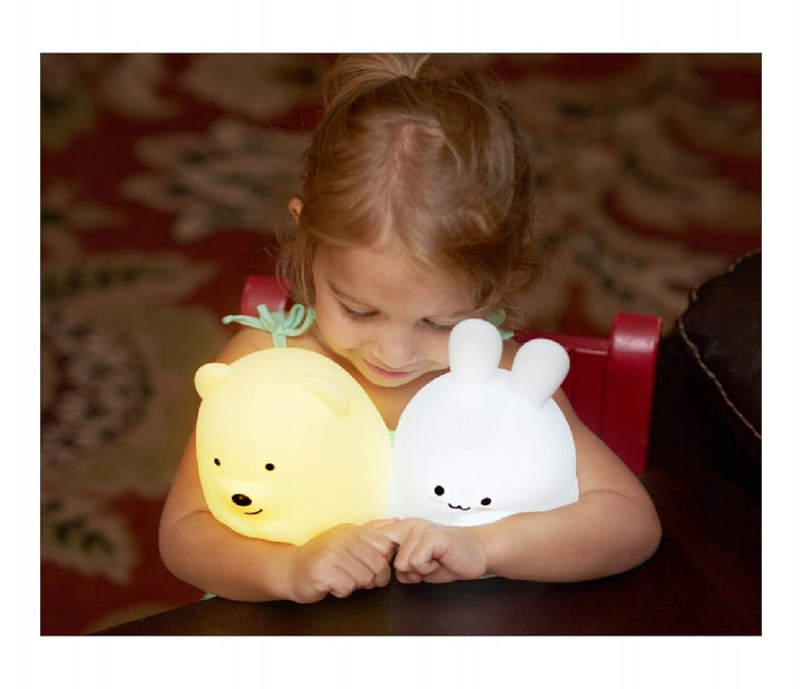 Severno Kids Silikon Nachtlampe RGB LED XXL für Kinder – USB & Fernbedienung, 9 Farben, 9 Helligkeitsstufen